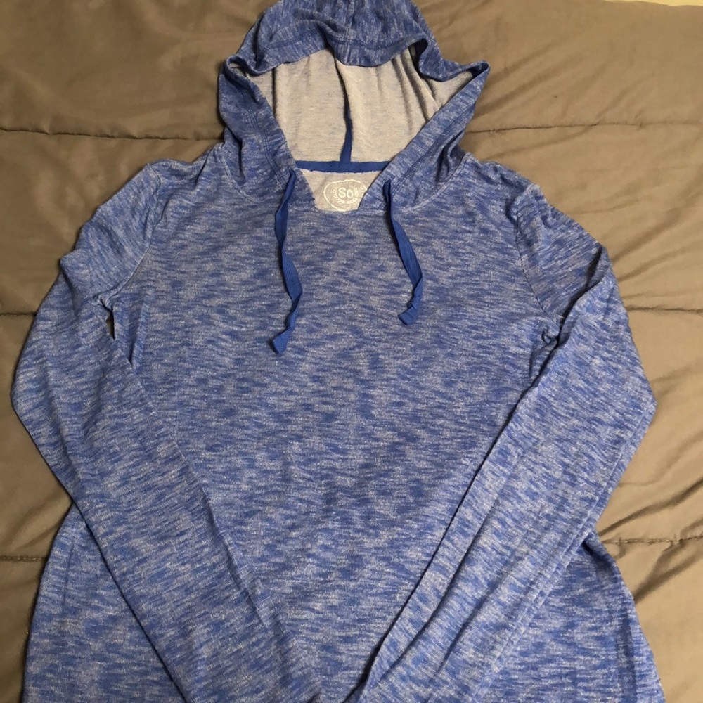 Blue hoodie! SUPER SOFT.